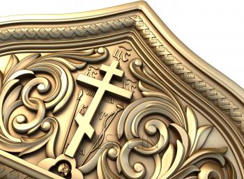 Church decor (DCR_0045) 3D model for CNC machine